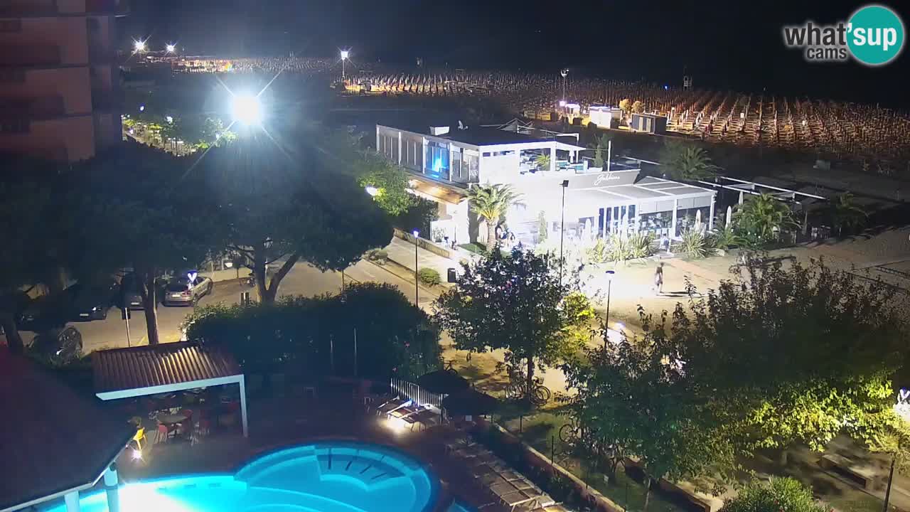 Live Webcam Bibione spiaggia – vista dall’Ashanti ApartHotel