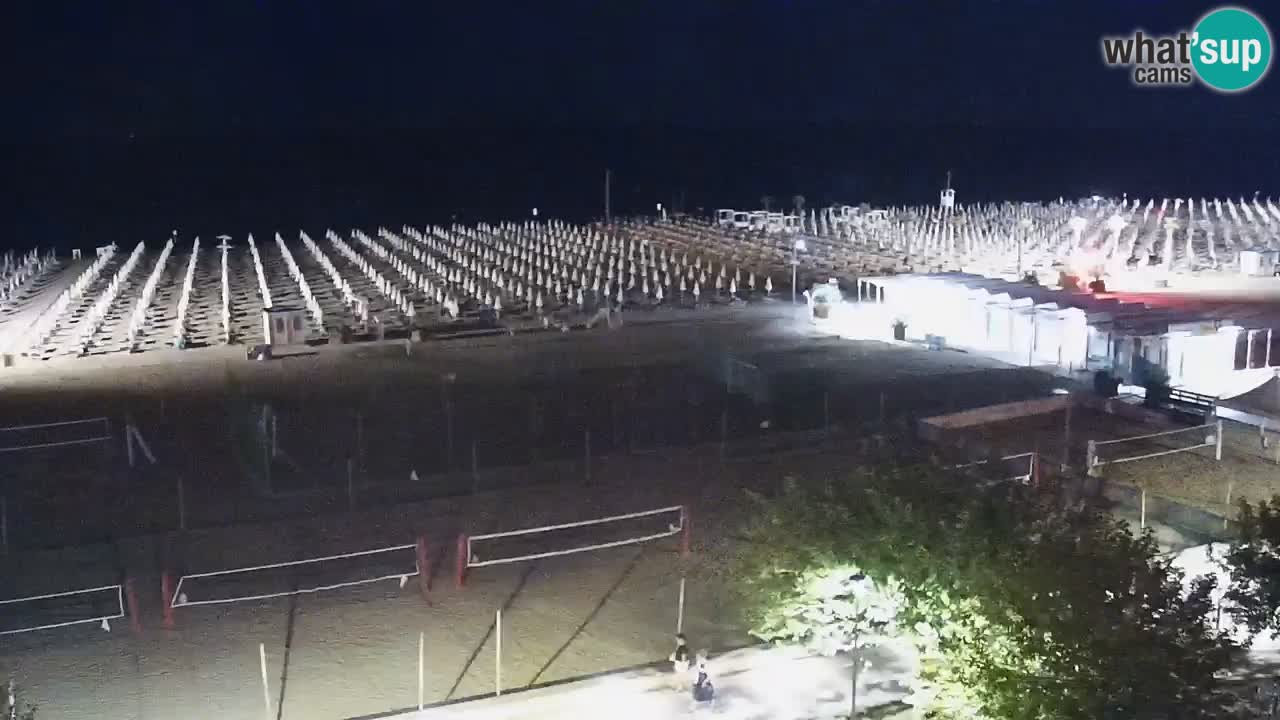 Webcam en vivo playa Bibione – vista desde Ashanti ApartHotel