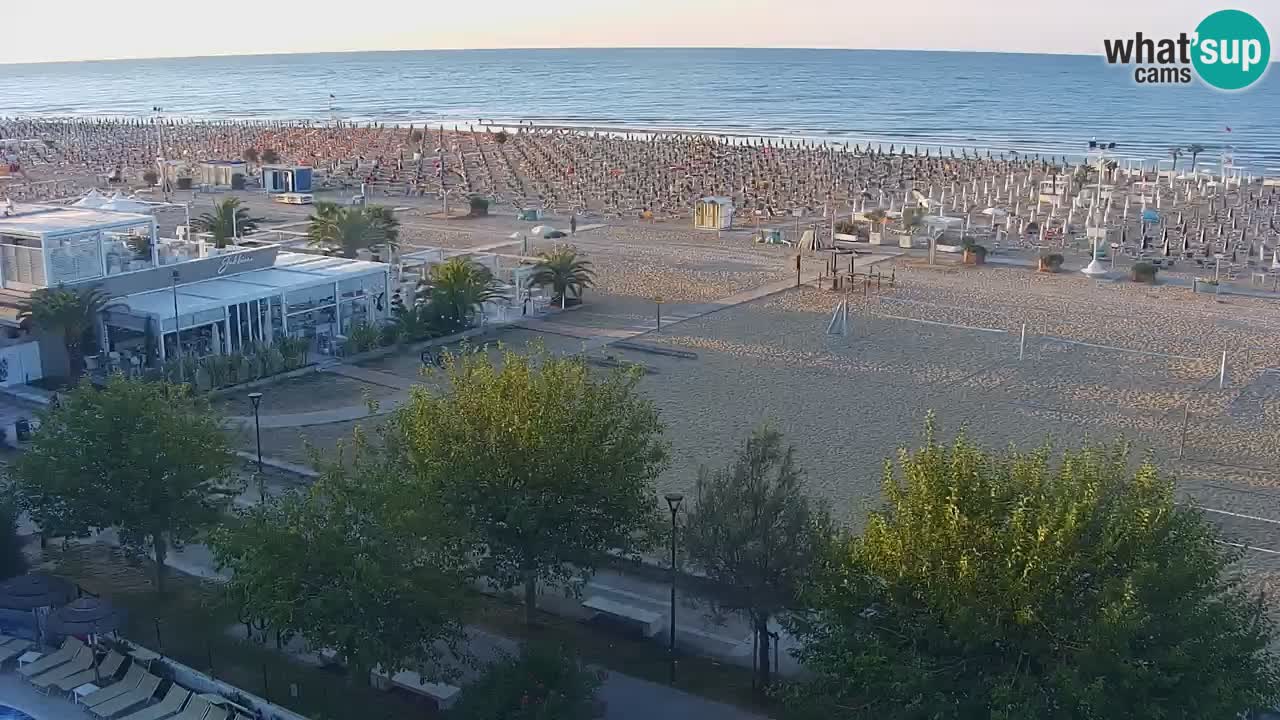 Webcam en vivo playa Bibione – vista desde Ashanti ApartHotel