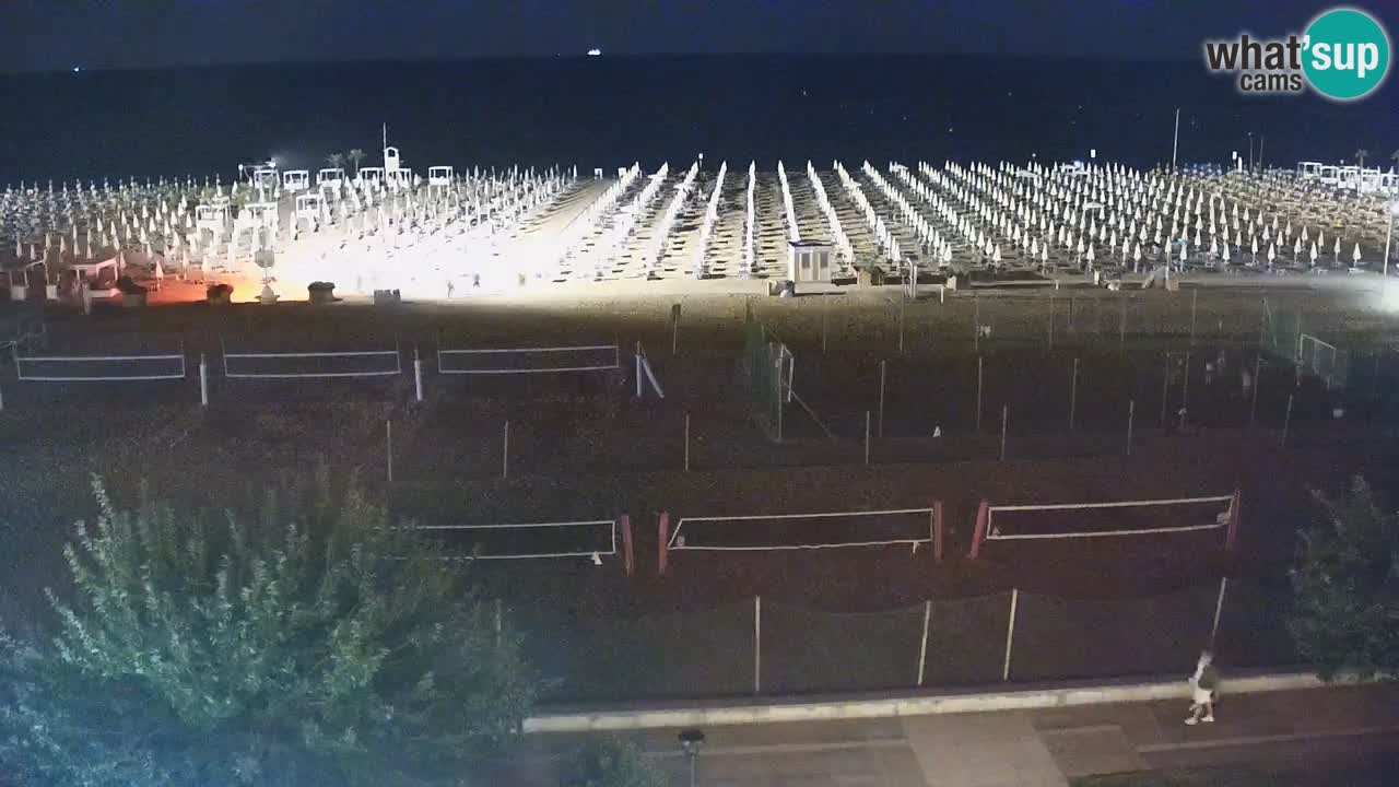 Webcam en vivo playa Bibione – vista desde Ashanti ApartHotel