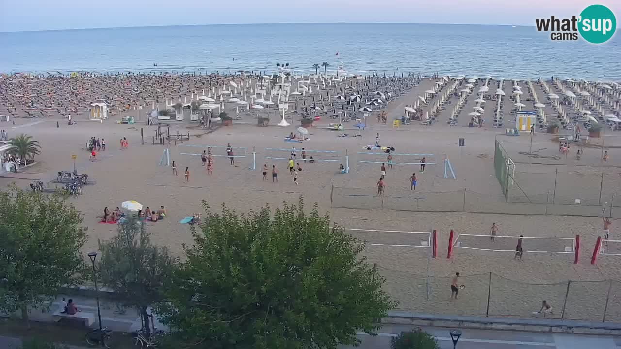 Webcam en vivo playa Bibione – vista desde Ashanti ApartHotel