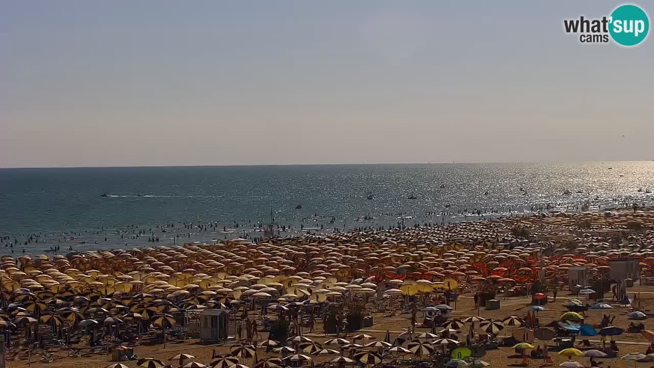 Webcam en vivo playa Bibione – vista desde Ashanti ApartHotel