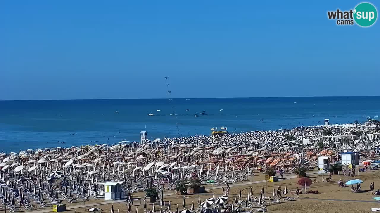 Web kamera Bibione plaža – pogled sa Ashanti ApartHotela