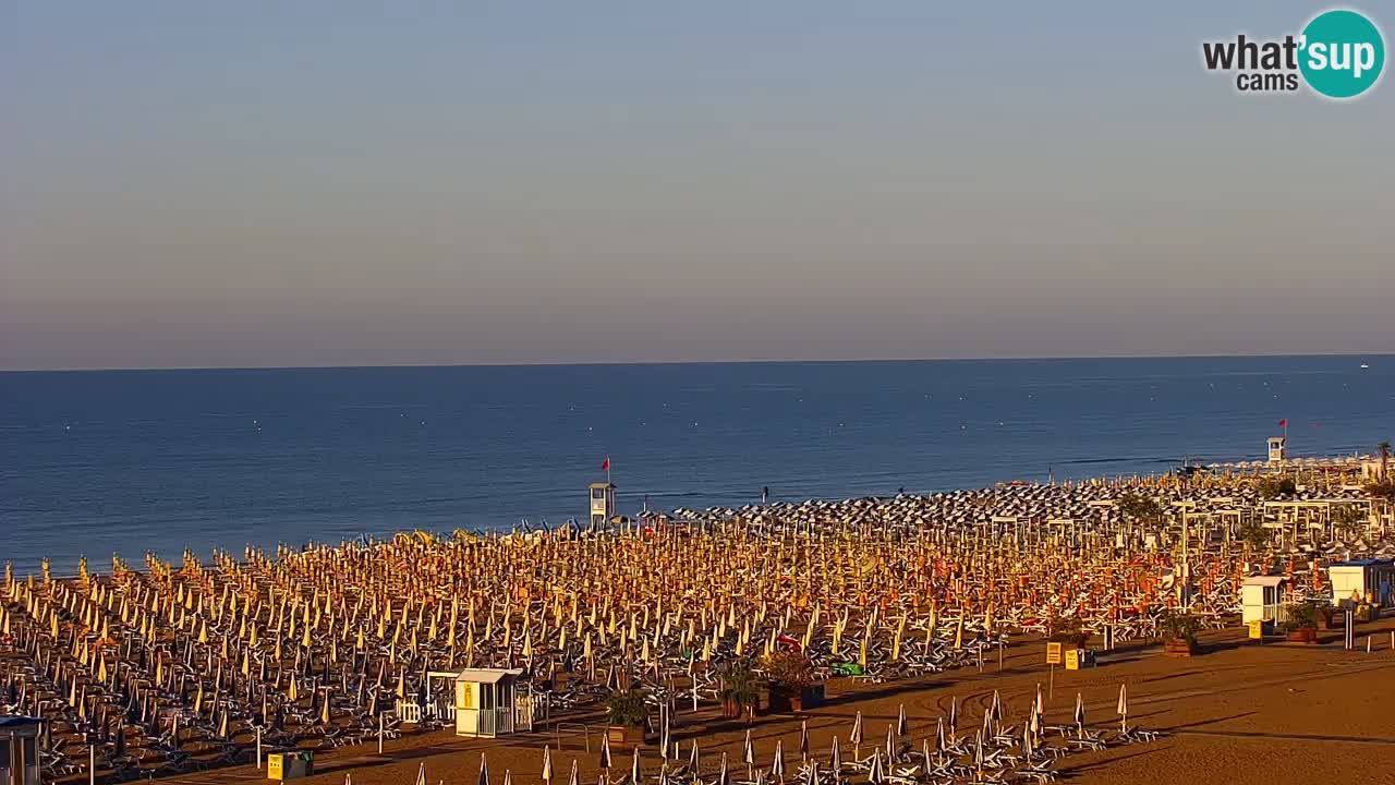 Webcam en vivo playa Bibione – vista desde Ashanti ApartHotel