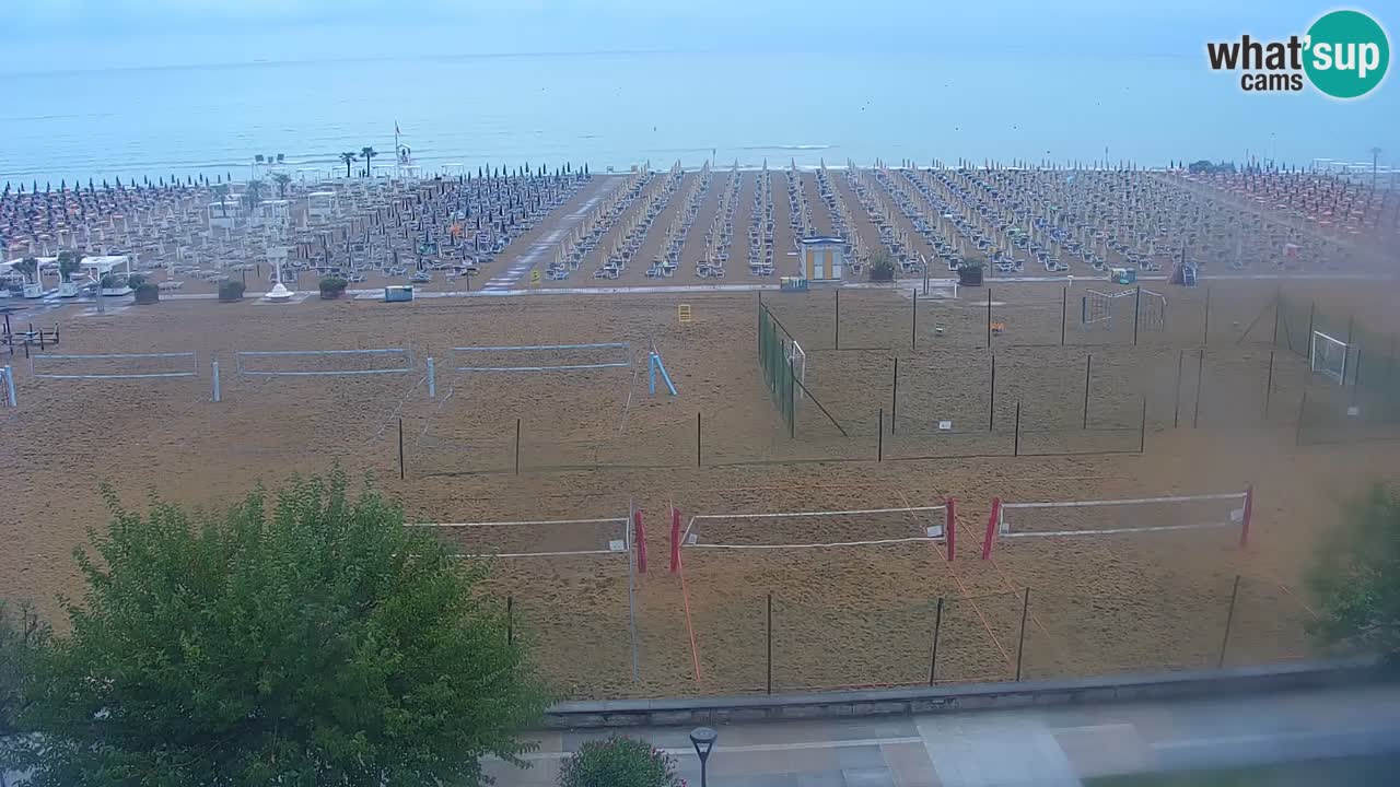Webcam en vivo playa Bibione – vista desde Ashanti ApartHotel