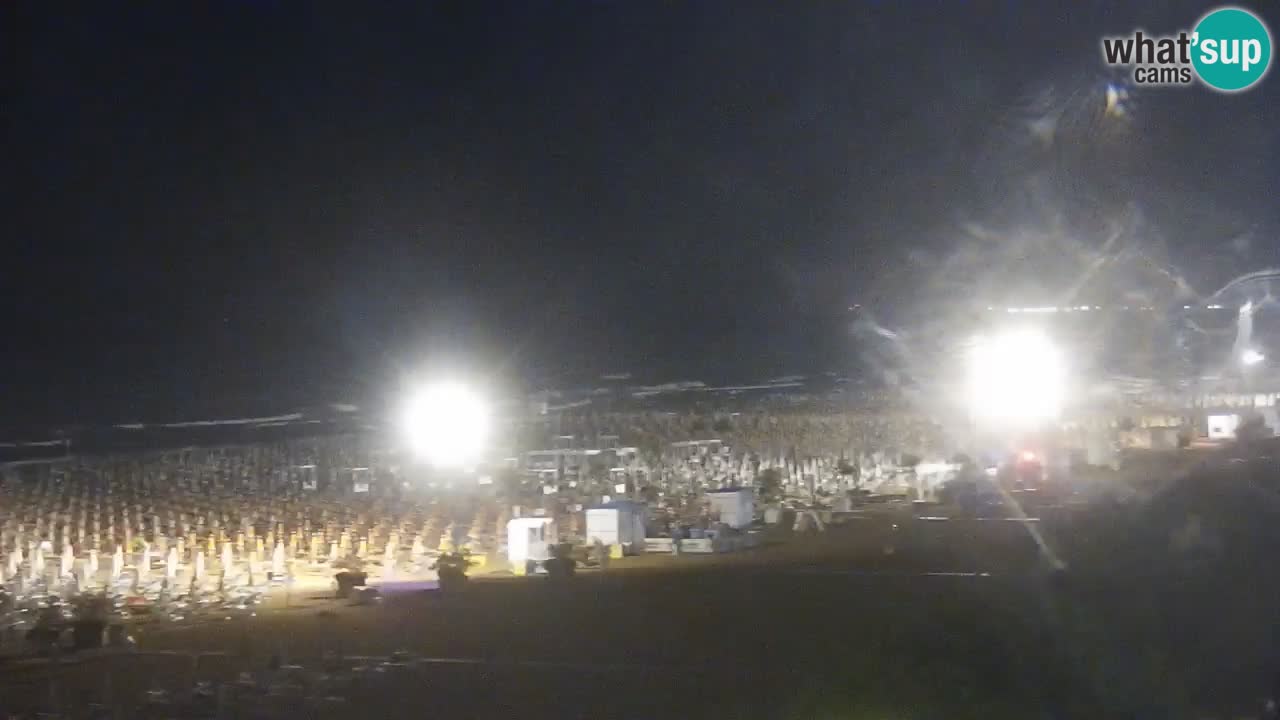 Webcam en direct plage de Bibione – vue depuis Ashanti ApartHotel