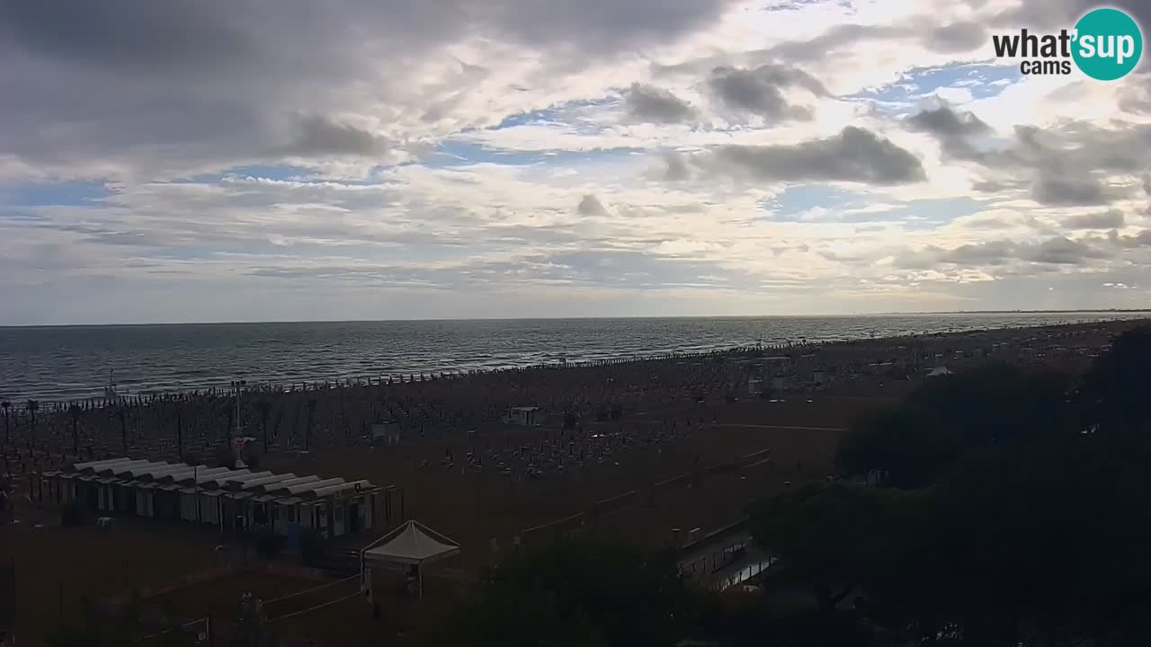 Webcam en vivo playa Bibione – vista desde Ashanti ApartHotel