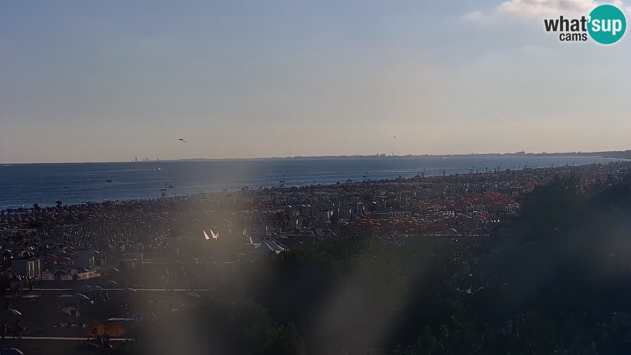 Webcam en vivo playa Bibione – vista desde Ashanti ApartHotel