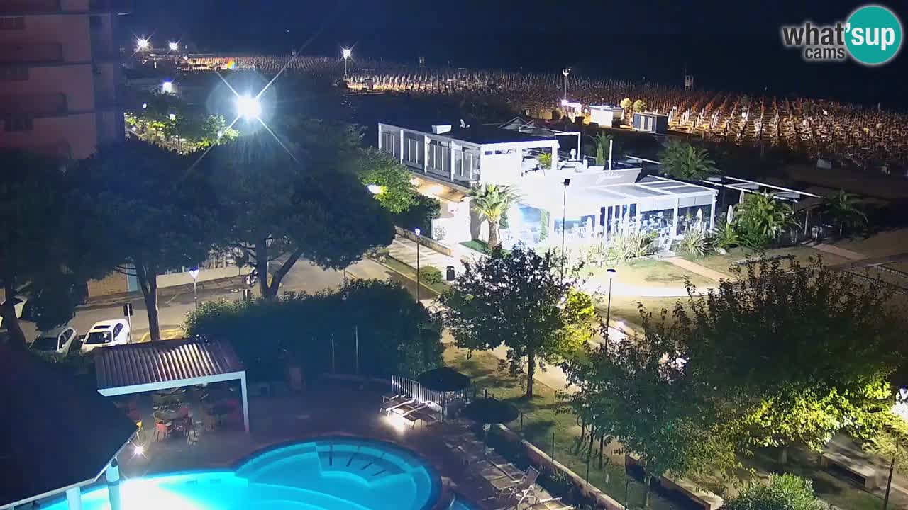 Webcam en vivo playa Bibione – vista desde Ashanti ApartHotel