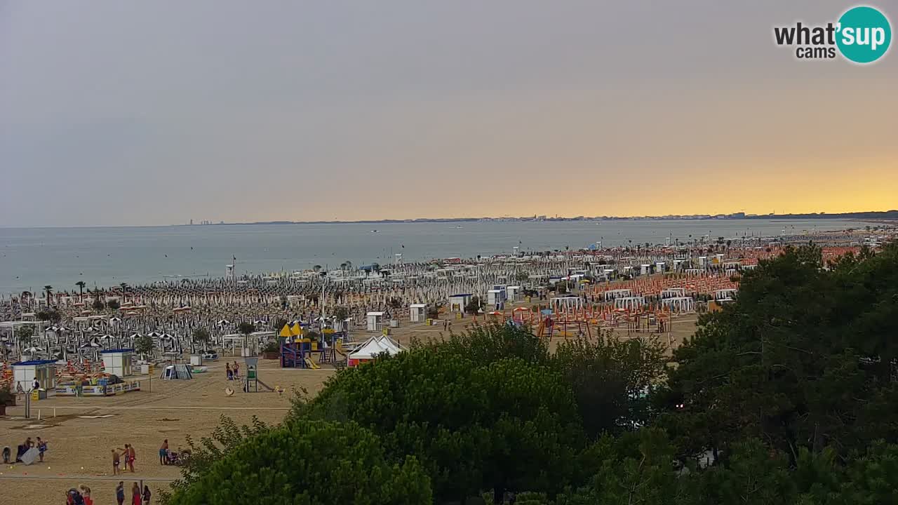 Webcam en vivo playa Bibione – vista desde Ashanti ApartHotel