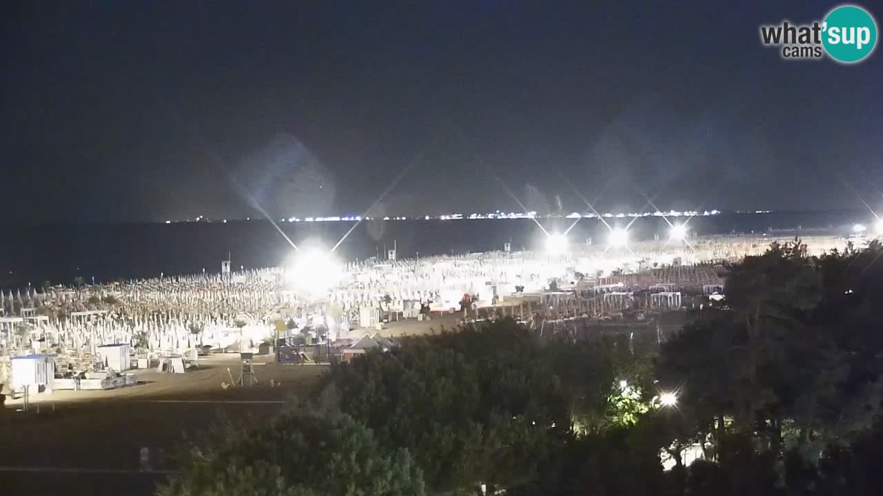Webcam en vivo playa Bibione – vista desde Ashanti ApartHotel