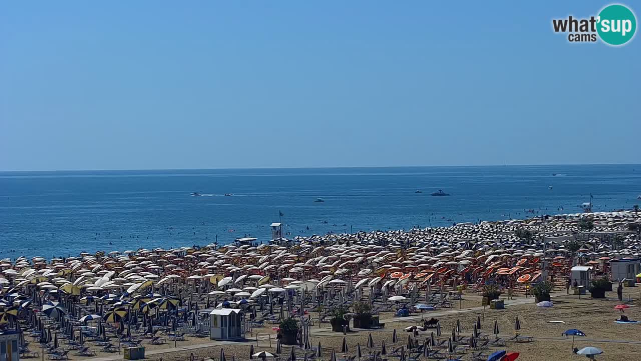 Webcam en direct plage de Bibione – vue depuis Ashanti ApartHotel