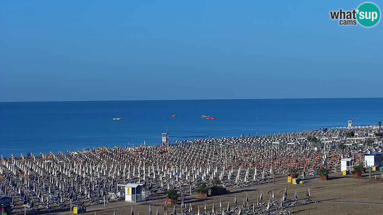 Webcam en direct plage de Bibione – vue depuis Ashanti ApartHotel