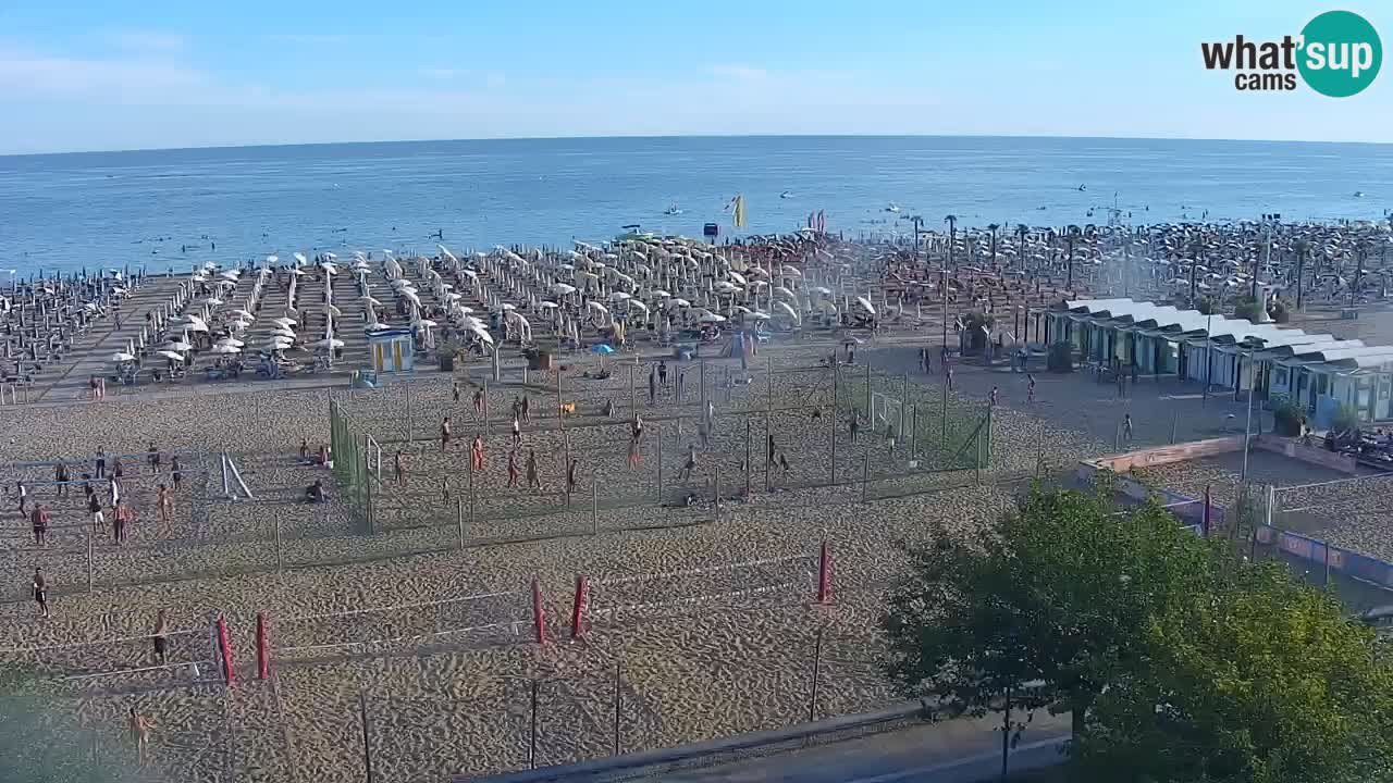 Webcam en direct plage de Bibione – vue depuis Ashanti ApartHotel