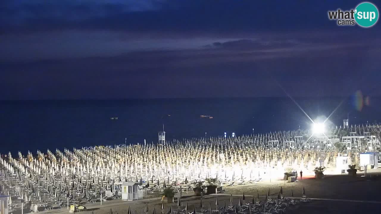 Web kamera Bibione plaža – pogled sa Ashanti ApartHotela