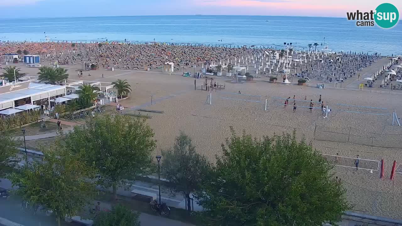 Webcam en vivo playa Bibione – vista desde Ashanti ApartHotel