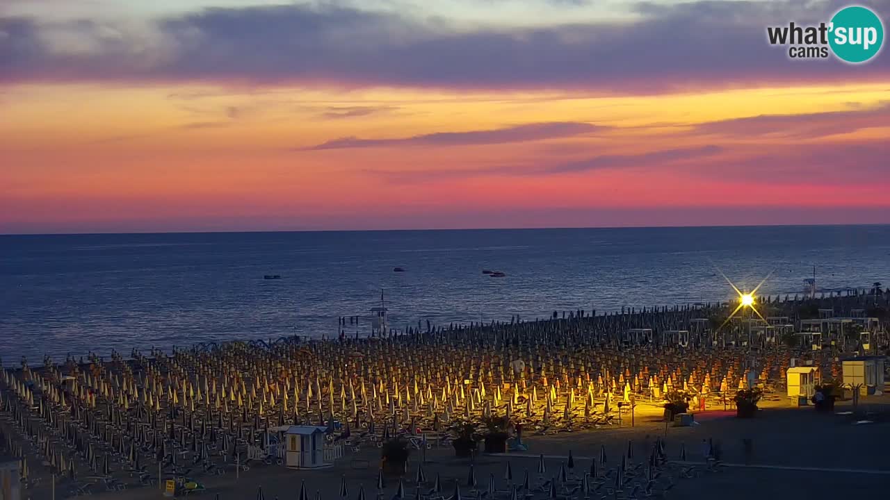Webcam en direct plage de Bibione – vue depuis Ashanti ApartHotel
