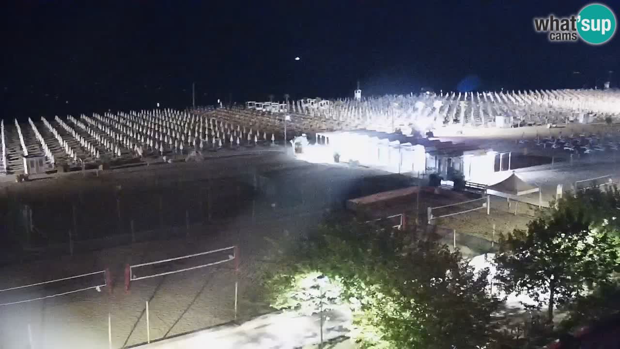 Webcam en vivo playa Bibione – vista desde Ashanti ApartHotel