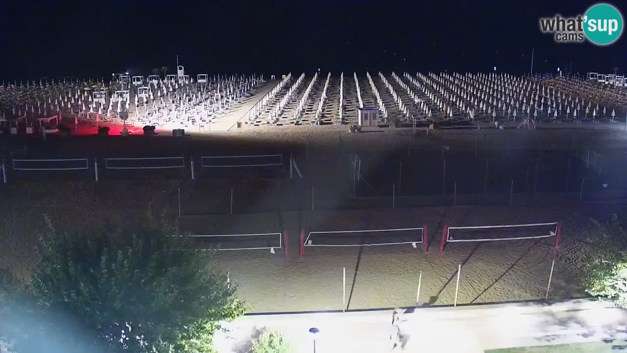 Webcam en vivo playa Bibione – vista desde Ashanti ApartHotel