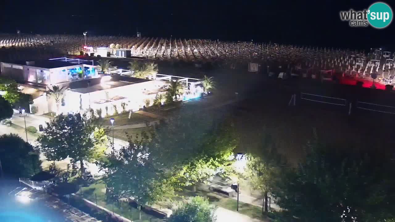 Webcam en vivo playa Bibione – vista desde Ashanti ApartHotel