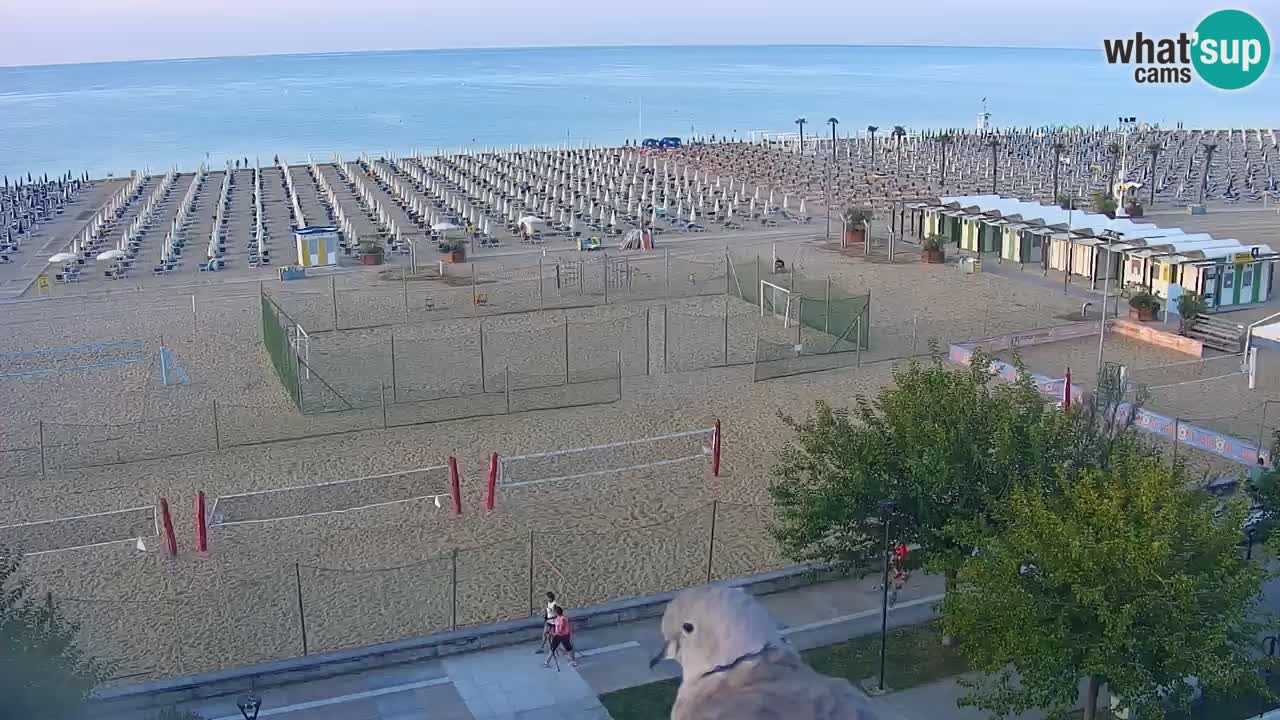 Webcam en direct plage de Bibione – vue depuis Ashanti ApartHotel