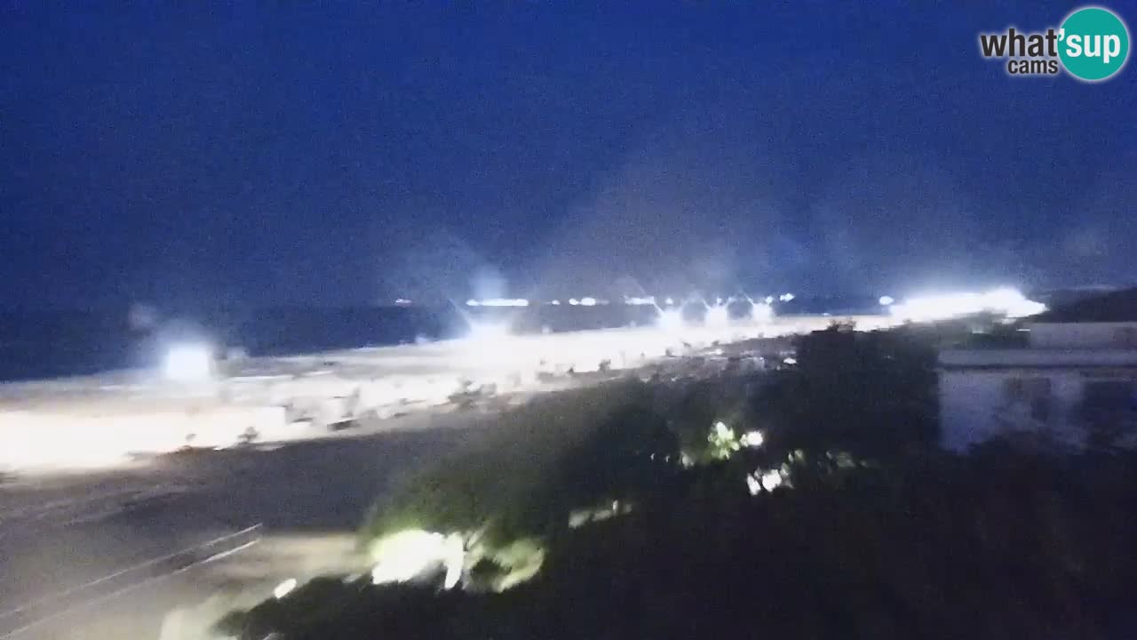 Web kamera Bibione plaža – pogled sa Ashanti ApartHotela