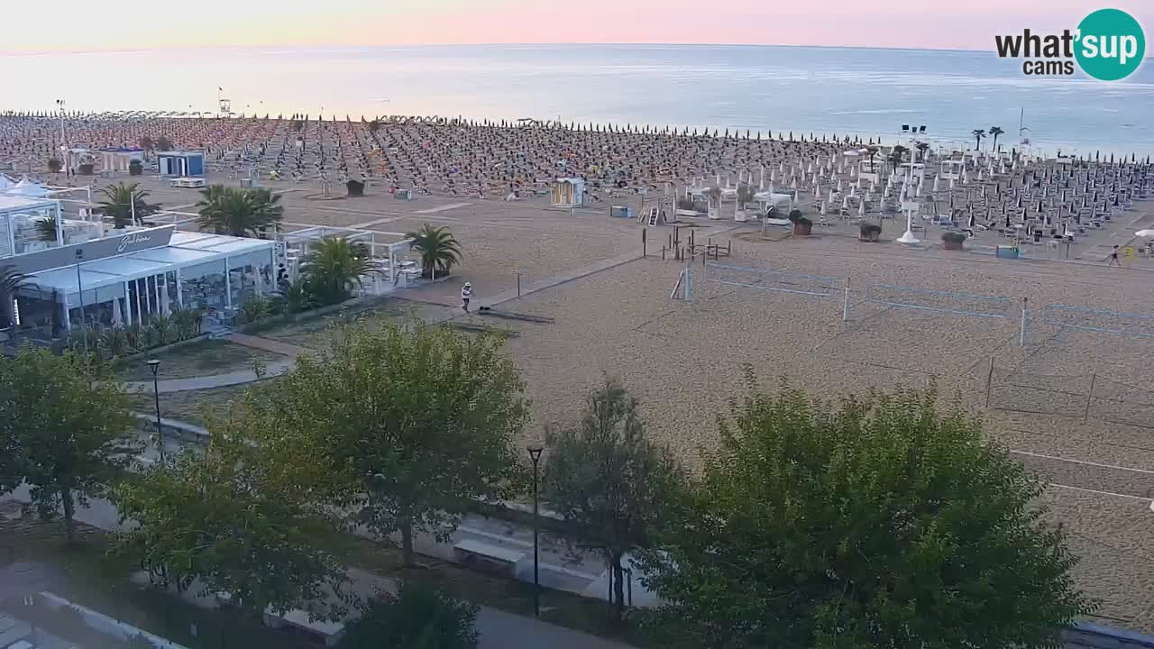 Webcam en vivo playa Bibione – vista desde Ashanti ApartHotel