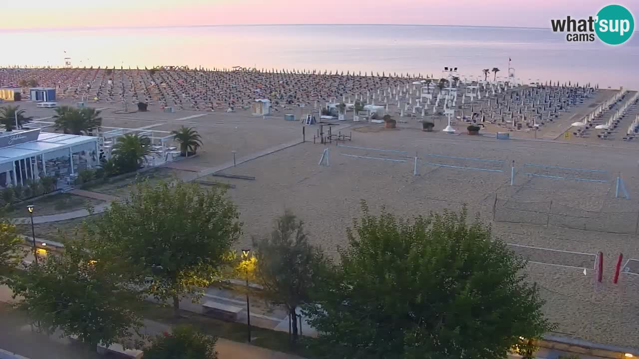 Web kamera Bibione plaža – pogled sa Ashanti ApartHotela