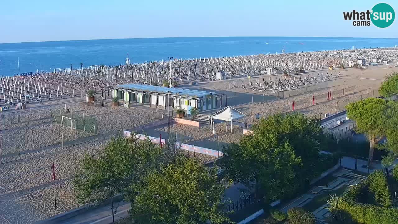 Web kamera Bibione plaža – pogled sa Ashanti ApartHotela