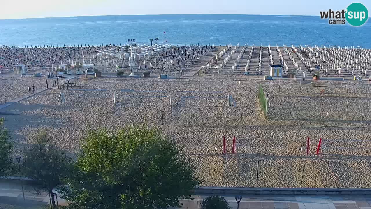 Web kamera Bibione plaža – pogled sa Ashanti ApartHotela