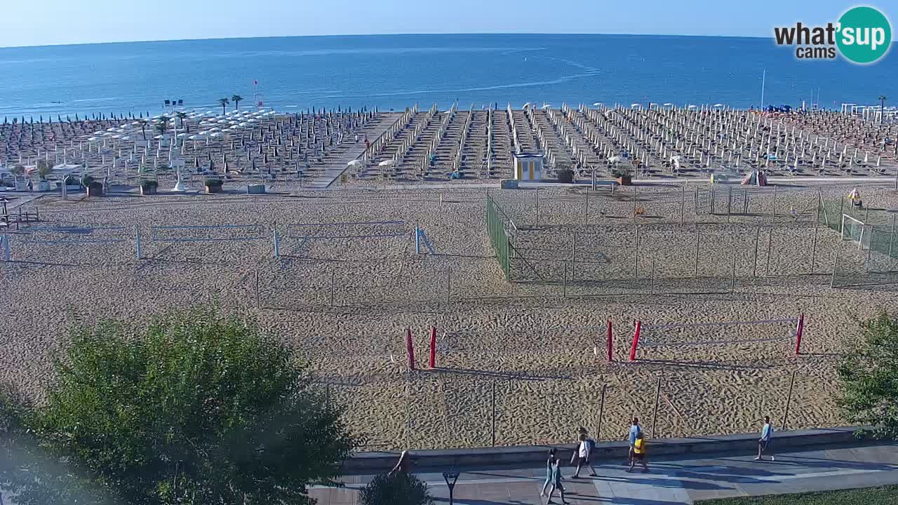 Web kamera Bibione plaža – pogled sa Ashanti ApartHotela