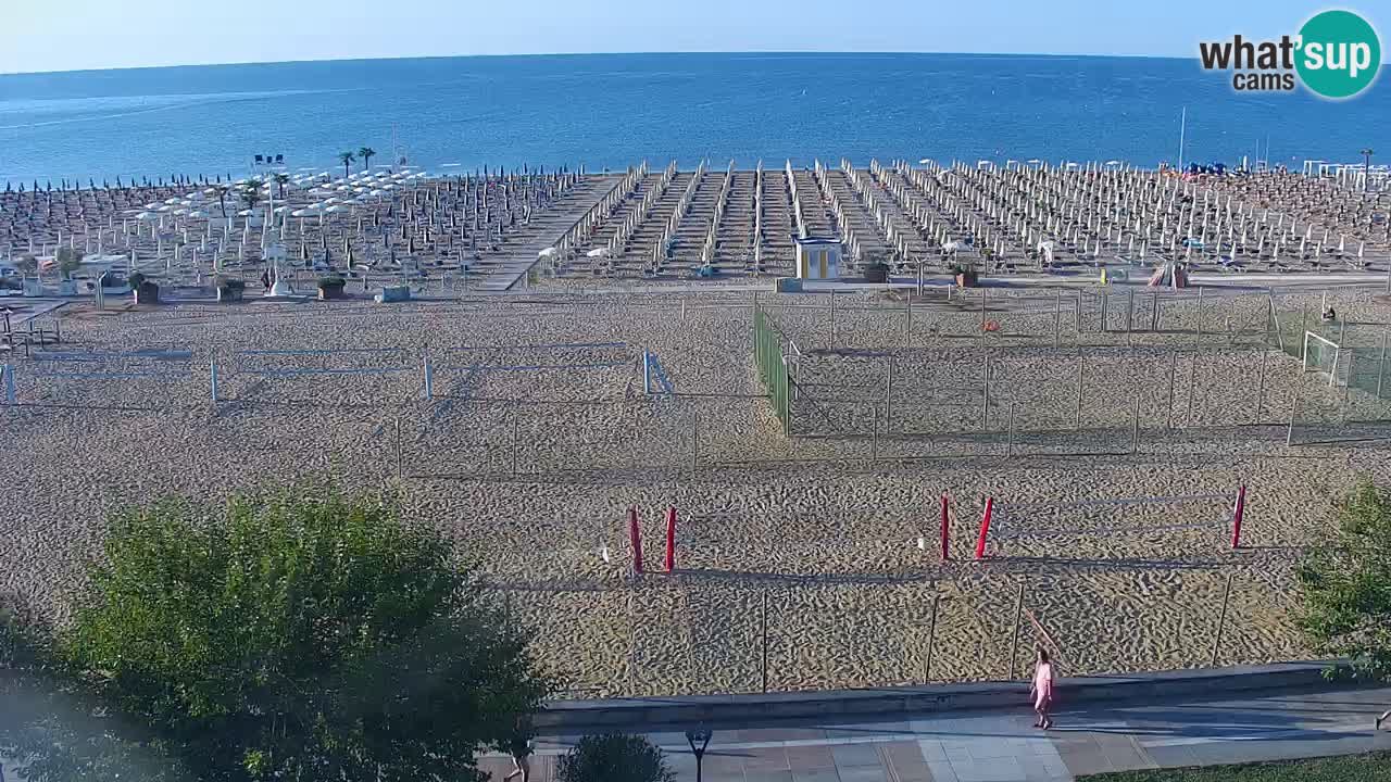 Web kamera Bibione plaža – pogled sa Ashanti ApartHotela