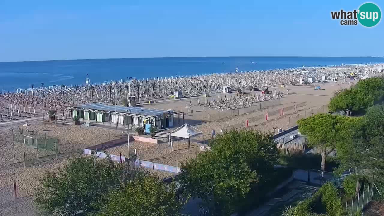 Web kamera Bibione plaža – pogled sa Ashanti ApartHotela