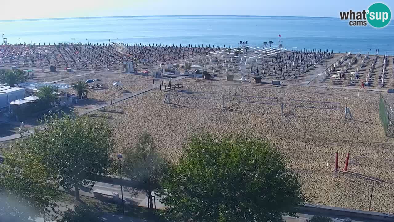 Webcam en vivo playa Bibione – vista desde Ashanti ApartHotel
