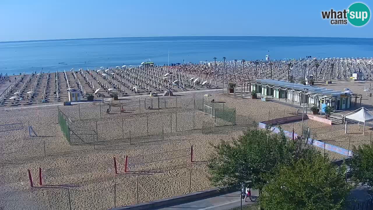 Web kamera Bibione plaža – pogled sa Ashanti ApartHotela