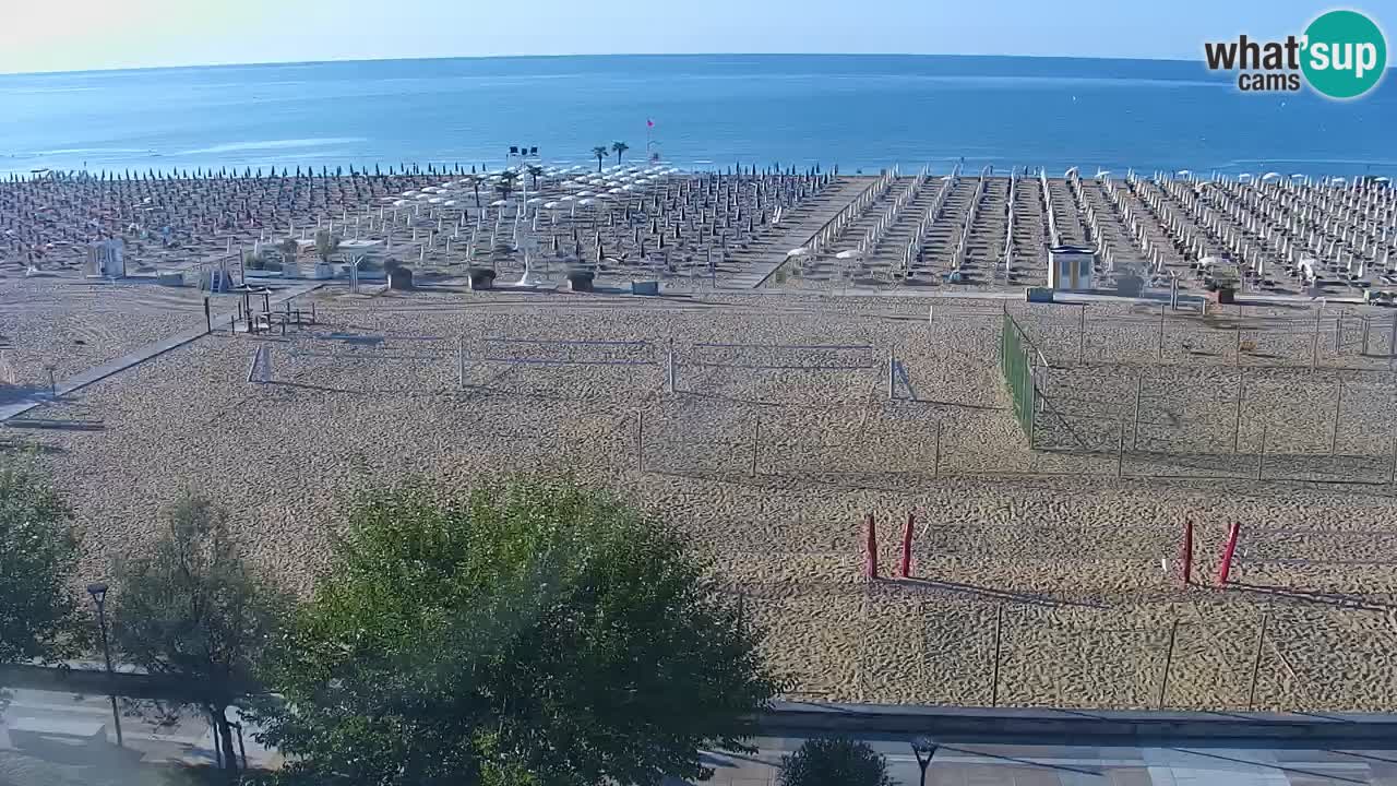 Webcam en direct plage de Bibione – vue depuis Ashanti ApartHotel