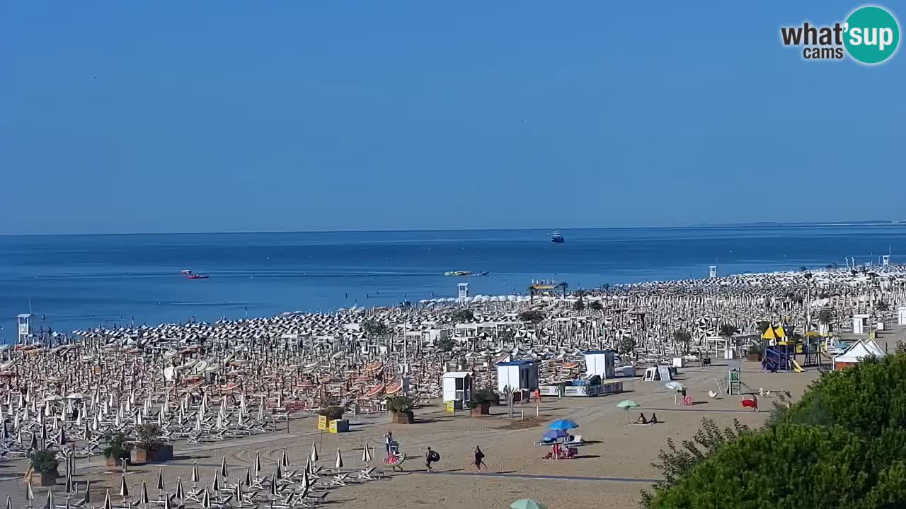 Webcam en vivo playa Bibione – vista desde Ashanti ApartHotel