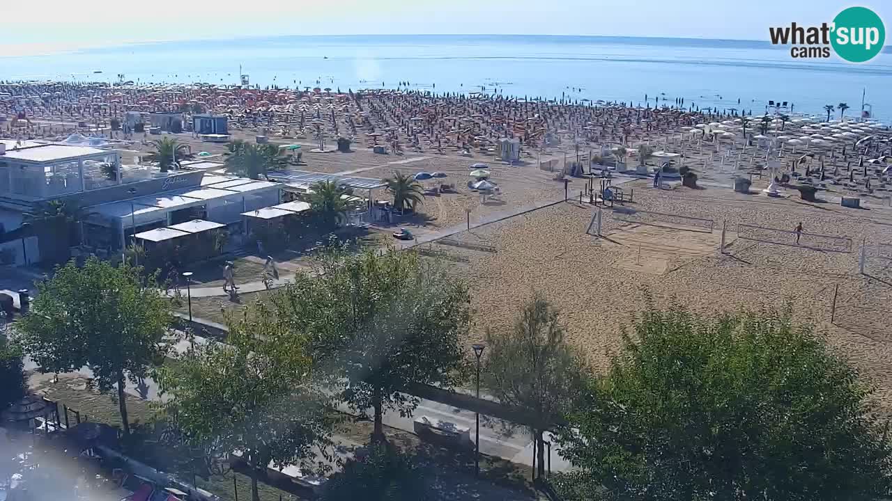 Web kamera Bibione plaža – pogled sa Ashanti ApartHotela
