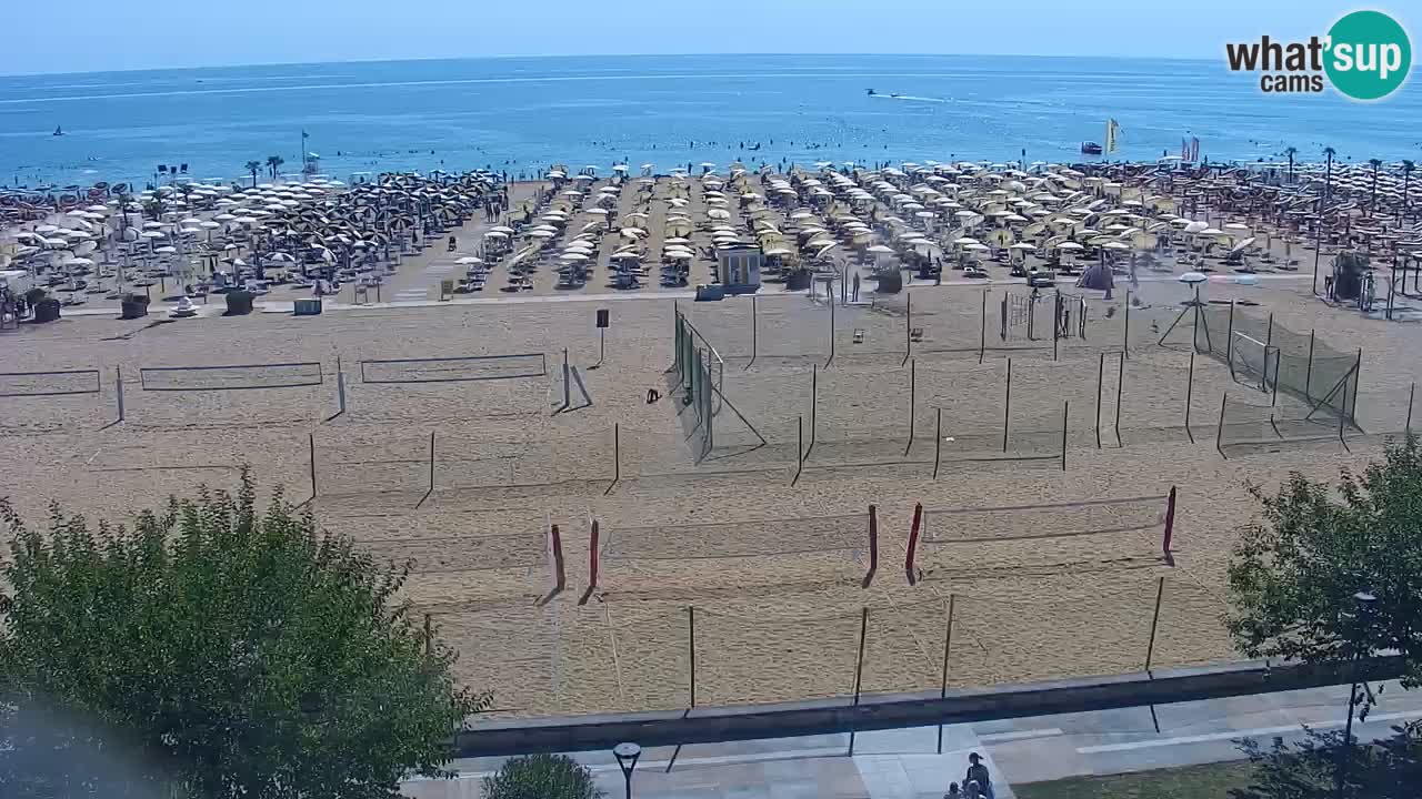 Web kamera Bibione plaža – pogled sa Ashanti ApartHotela