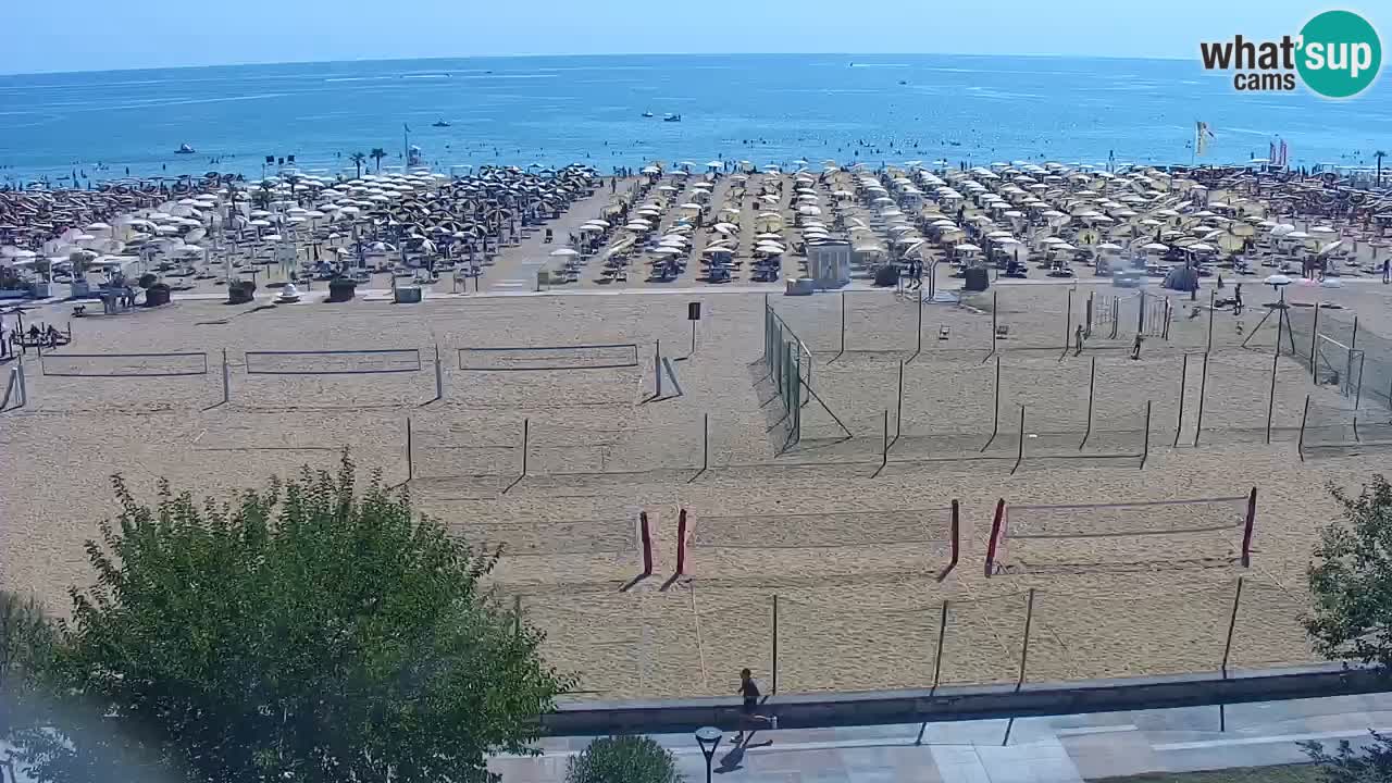 Web kamera Bibione plaža – pogled sa Ashanti ApartHotela