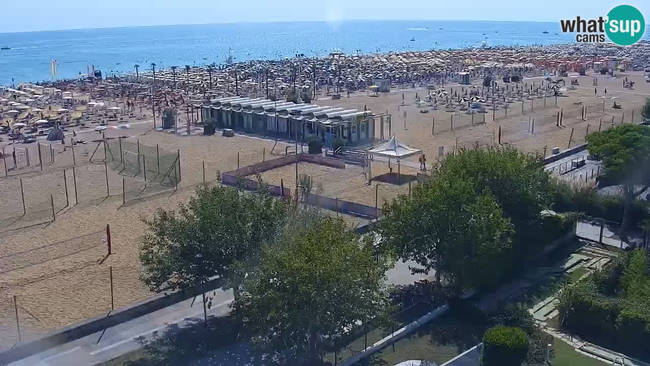Web kamera Bibione plaža – pogled sa Ashanti ApartHotela