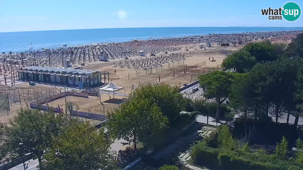 Live Webcam Bibione spiaggia – vista dall’Ashanti ApartHotel