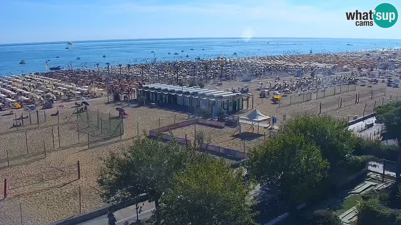 Web kamera Bibione plaža – pogled sa Ashanti ApartHotela