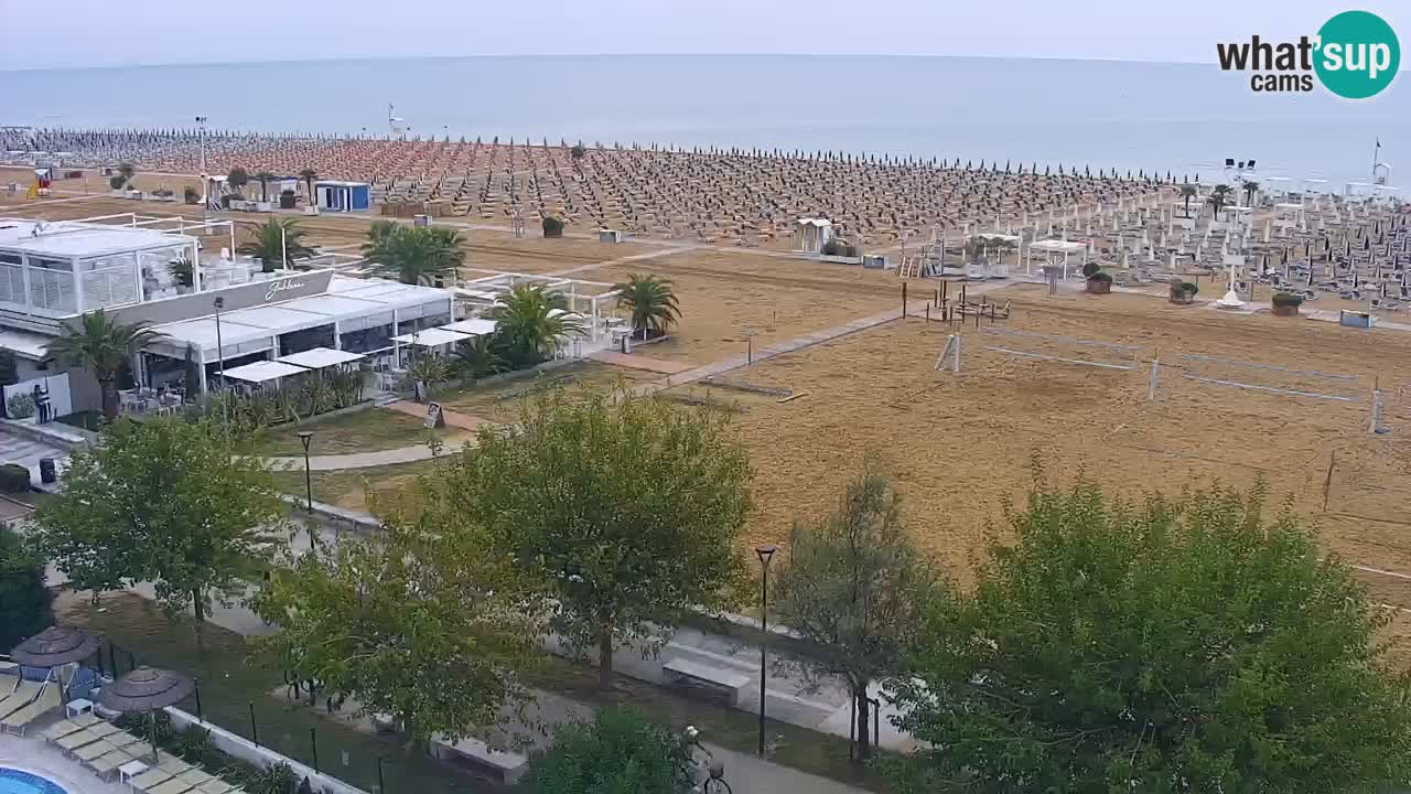 Webcam en vivo playa Bibione – vista desde Ashanti ApartHotel