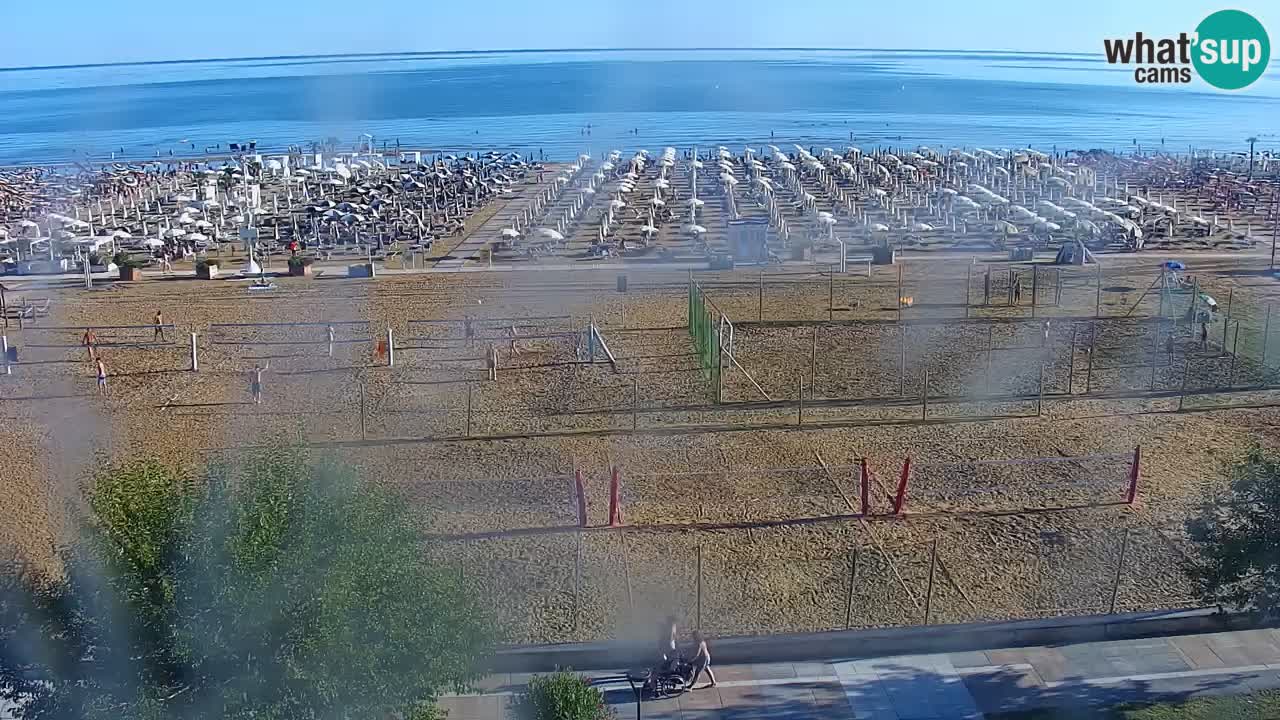 Live Webcam Bibione beach – view from Ashanti ApartHotel