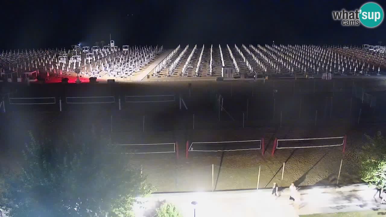 Webcam en vivo playa Bibione – vista desde Ashanti ApartHotel