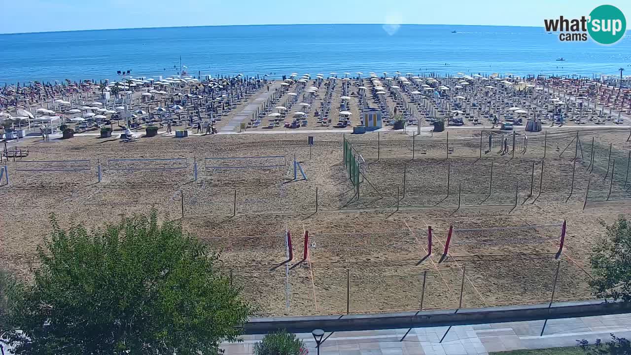 Web kamera Bibione plaža – pogled sa Ashanti ApartHotela