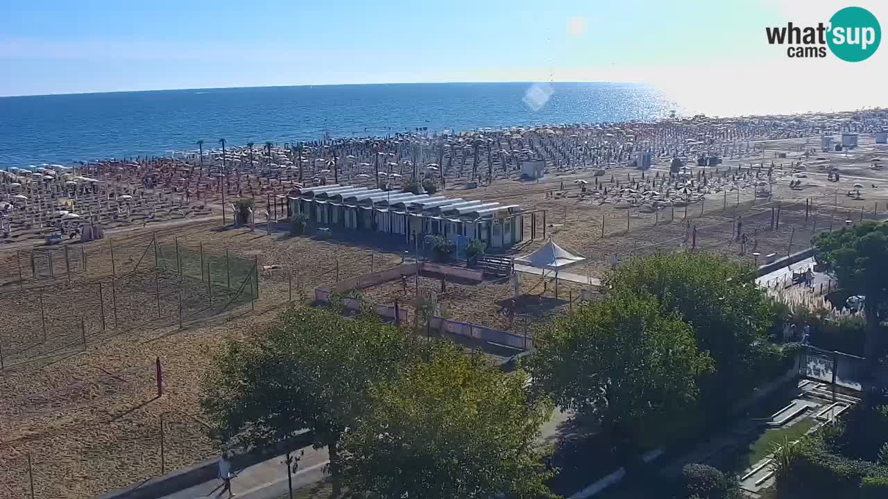 Live Webcam Bibione beach – view from Ashanti ApartHotel