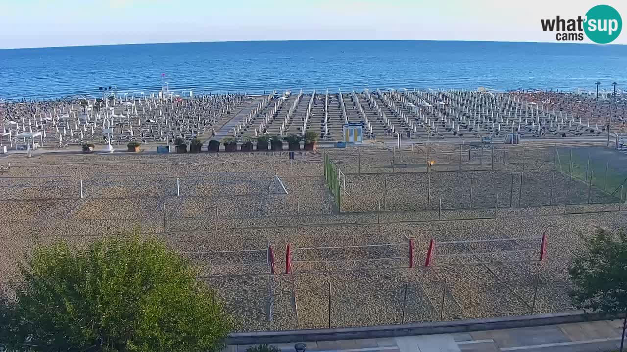 Webcam en vivo playa Bibione – vista desde Ashanti ApartHotel
