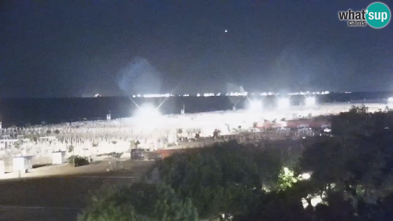Webcam en vivo playa Bibione – vista desde Ashanti ApartHotel